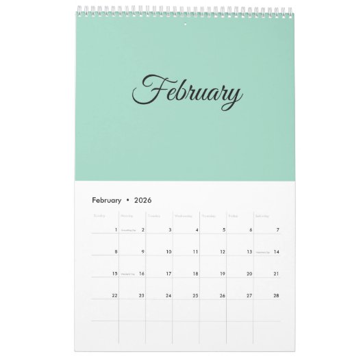 Atemberaubend 2025 kalender (Feb 2026)