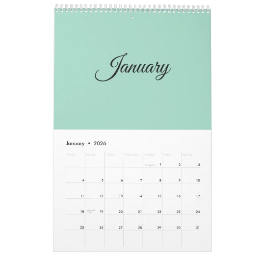 Atemberaubend 2025 kalender (Jan 2026)