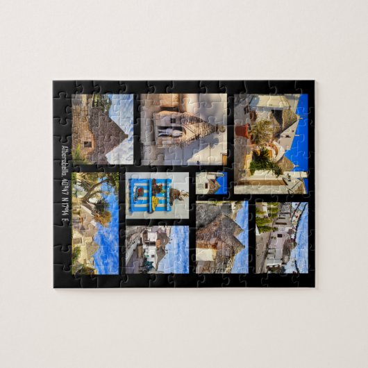 Atemberaubend Alberobello, Collage 110 Stück Puzzle (Horizontal)