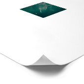 Atemberaubend Aster Blossom Poster (Ecke)