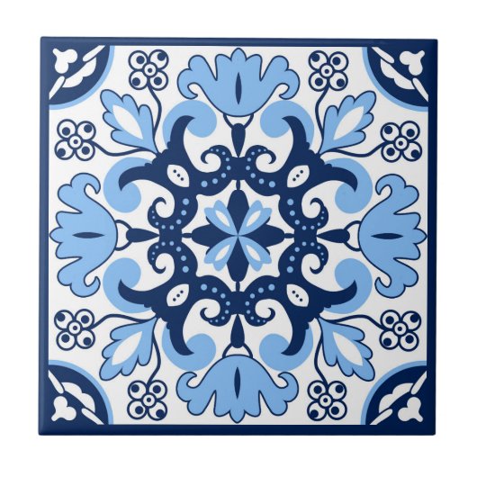 💙 Atemberaubend-Azulejos Fliese (Vorderseite)