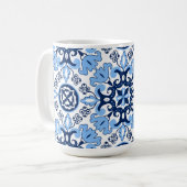 💙 Atemberaubend-Azulejos Kaffeetasse (Vorderseite Links)