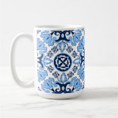 💙 Atemberaubend-Azulejos Kaffeetasse (Links)