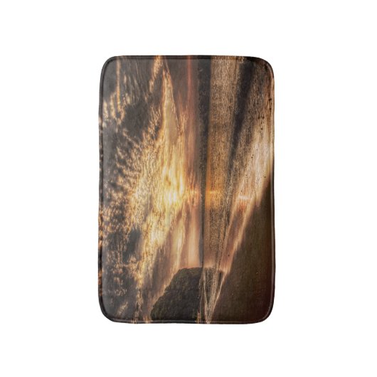 Atemberaubend Beach Sunrise Badematte (Vorderseite Vertikal)