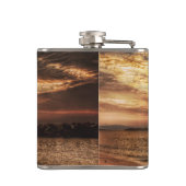 Atemberaubend Beach Sunrise Flachmann (Rückseite)