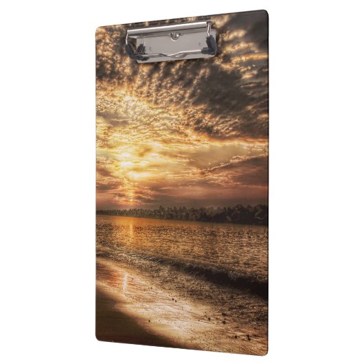 Atemberaubend Beach Sunrise Klemmbrett (Links)