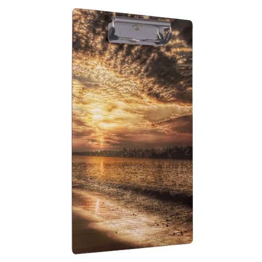 Atemberaubend Beach Sunrise Klemmbrett (Rechts)