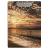 Atemberaubend Beach Sunrise Klemmbrett (Vorderseite)