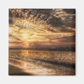 Atemberaubend Beach Sunrise Magnet (Vorne)