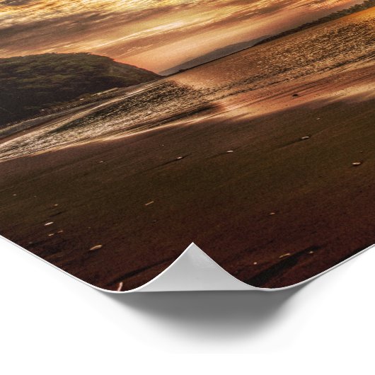 Atemberaubend Beach Sunrise Poster (Ecke)