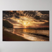 Atemberaubend Beach Sunrise Poster (Vorne)