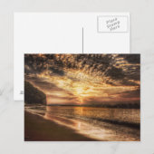 Atemberaubend Beach Sunrise Postkarte (Vorne/Hinten)