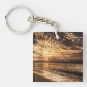 Atemberaubend Beach Sunrise Schlüsselanhänger