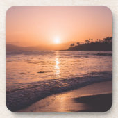 Atemberaubend Beach Sunset Getränkeuntersetzer (Vorderseite)