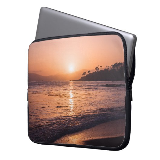 Atemberaubend Beach Sunset Laptopschutzhülle (Vorderseite Links)
