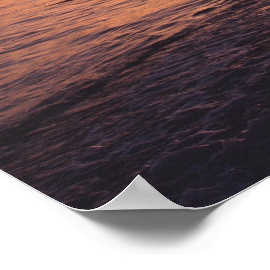 Atemberaubend Beach Sunset Poster (Ecke)
