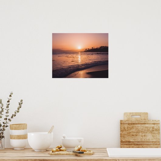 Atemberaubend Beach Sunset Poster (Küche)