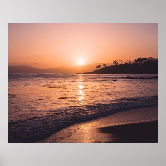 Atemberaubend Beach Sunset Poster (Vorne)
