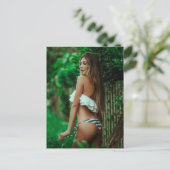 ATEMBERAUBEND ! Bikini Babe Foto Postkarte (Stehend Vorderseite)