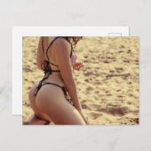  Atemberaubend Bikini Beauty Fotokarte Postkarte (Vorne/Hinten)