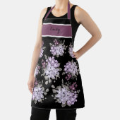 Atemberaubend Black and Plum Wildblume Bouquet Sch Schürze (InSitu)