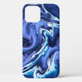 Atemberaubend Blue Agate Design Case-Mate iPhone Hülle (Rückseite)