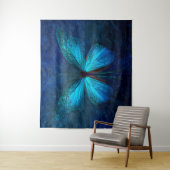 Atemberaubend Blue Butterfly Wandteppich (Beispiel)
