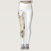 Atemberaubend blumenreich leggings (Vorderseite)