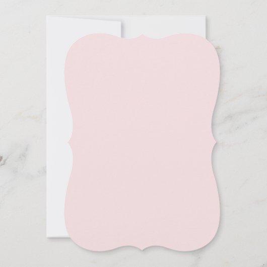 Atemberaubend Blush Pink Floral Elegante Hochzeit  Einladung (Rückseite)