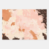 Atemberaubend Boho Cowhide Blush Western Cow Geschenkpapier Set (Vorderseite)