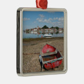 Atemberaubend Bosham Harbour England Silbernes Ornament (Rechts)