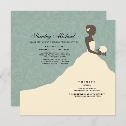 Atemberaubend Bride Trunk Einladung anzeigen (Vorne/Hinten)