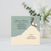 Atemberaubend Bride Trunk Einladung anzeigen (Stehend Vorderseite)