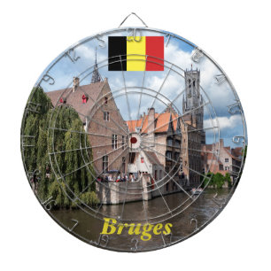 Atemberaubend! Brügge - Belgien Dartscheibe