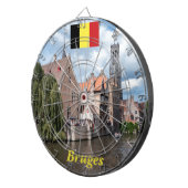 Atemberaubend! Brügge - Belgien Dartscheibe (Vorderseite rechts)