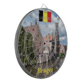 Atemberaubend! Brügge - Belgien Dartscheibe (Vorderseite Links)