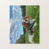 Atemberaubend Cavalier King Charles Spaniel Puzzle (Vertikal)
