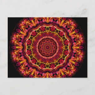 Atemberaubend Chaos Kaleidoskop Postkarte