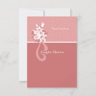 Atemberaubend danke Notecard Einladung