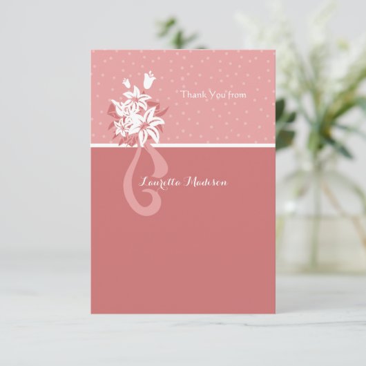 Atemberaubend danke Notecard Einladung (Stehend Vorderseite)