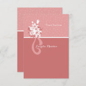 Atemberaubend danke Notecard Einladung (Vorne/Hinten)