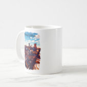 Atemberaubend Denver Colorado Stadtansicht Kaffeetasse (Vorderseite Links)