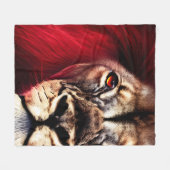 Atemberaubend Fierce Wilderness Male Lion Fleecedecke (Vorderseite (Horizontal))