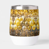 Atemberaubend Gelb und Gold Bokeh Ballon (Rückseite)