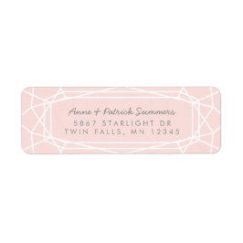 Atemberaubend Gem Chic Moderne Rücksendeadressen-A