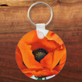 Atemberaubend Georgia O'Keeffe Red Poppy Schlüsselanhänger (Vorderseite)