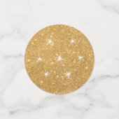 Atemberaubend Golden 50th Anniversary Confetti, Ta Konfetti (Klein Vorderseite)