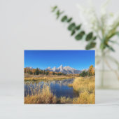 Atemberaubend Grand Tetons Nationalpark Postkarte (Stehend Vorderseite)