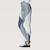 Atemberaubend Grau Fade Abstrakt Leggings (Links)