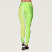 Atemberaubend grüne Fahne Abstrakt Leggings (Rückseite)